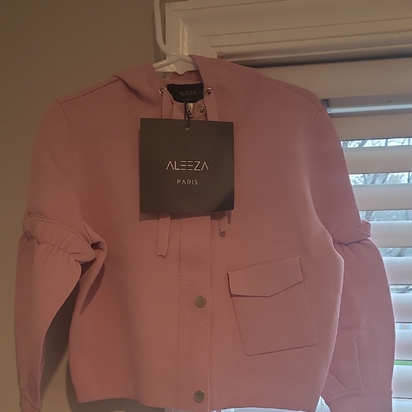 Aleeza Kids Pink Bomber Jacket